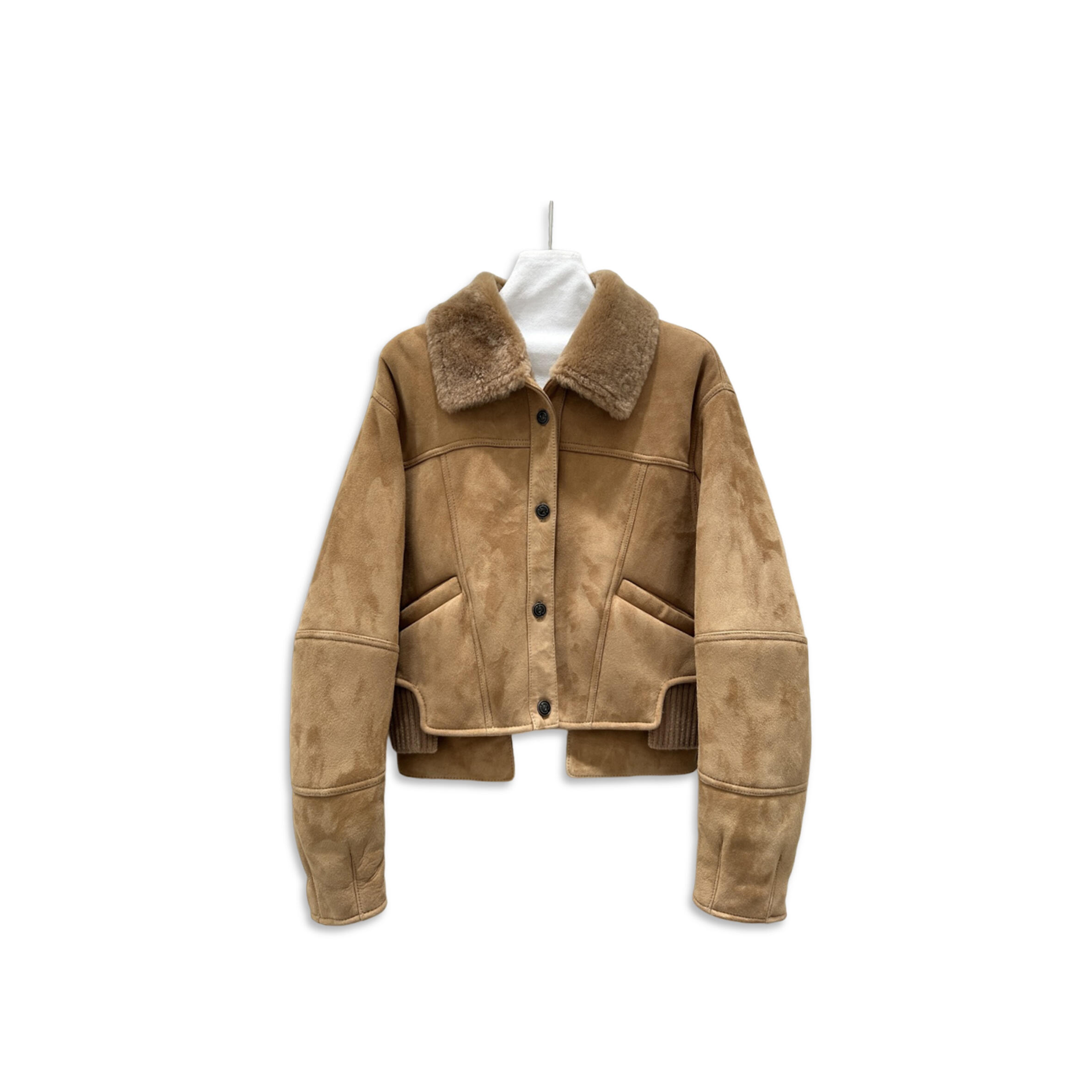 GUCCI SUEDE SHORT JACKET